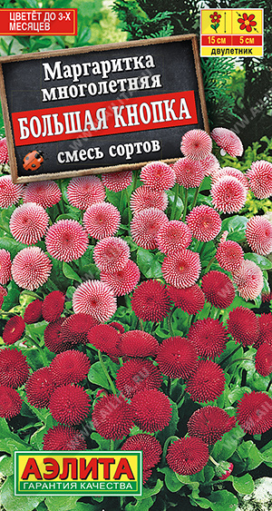 АЭ Маргаритка Большая кнопка, смесь сортов  0,03г