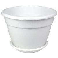 Цветочный горшок АНТИК-белый