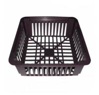 Корзина квадратная в сборе (чёрный) 245*205мм
