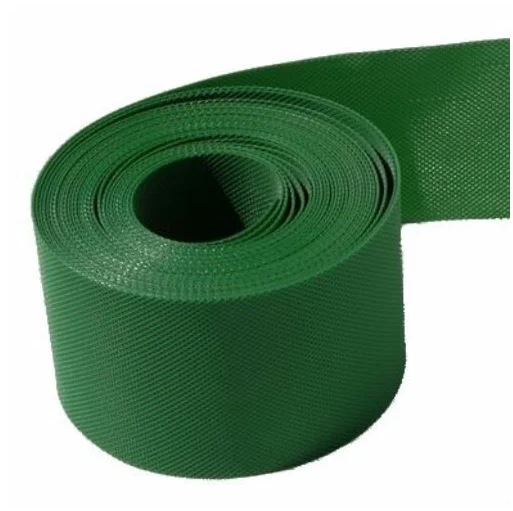 Бордюрная лента зеленый 9 м*15 см Толщина 1,2 мм (прямая)