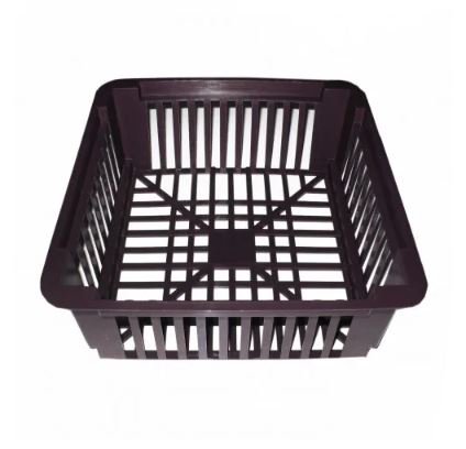 Корзина квадратная в сборе (чёрный) 245*205мм