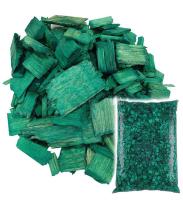 Щепа декоративная (зелёный) 60 л