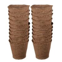 Торфяной горшочек  круглый 60*60 (упаковка 20 шт)