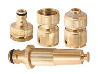 Набор для подключения шланга, латунный// PALISAD 65276