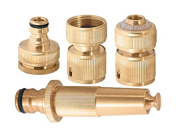Набор для подключения шланга, латунный// PALISAD 65276