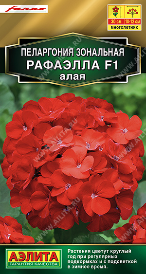АЭ Пеларгония Рафаэлла F1 алая 5 г
