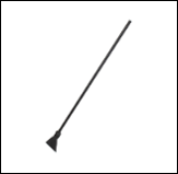 Ледоруб с топором А-2 метал.черенком