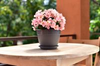 Горшок с поддоном Антик D28, 7,2 л антрацит