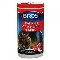 Гранулы от мышей и крыс 250гр BROS