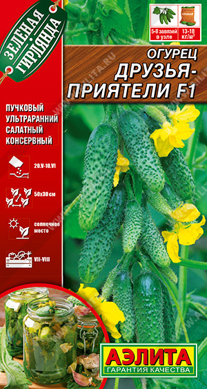 АЭ Огурец Друзья-приятели F1 10 шт 